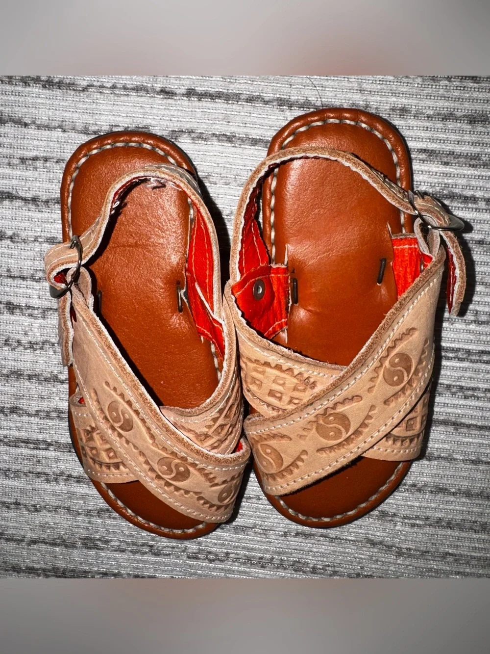 Authentic‎ Leather Huaraches 🤎 Size 8 Handmade Mexico Boho Sandals